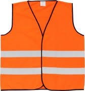 Veiligheidshesje oranje/grijs maat xl